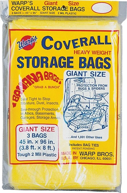 3-Pk. Storage Bags, 45x96-In.