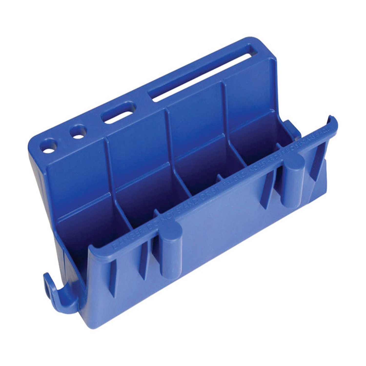 Ac54-jc Lock-in Job Caddy, Plastic, Blue, 4 Storage Compartments, Ladder Organizer
