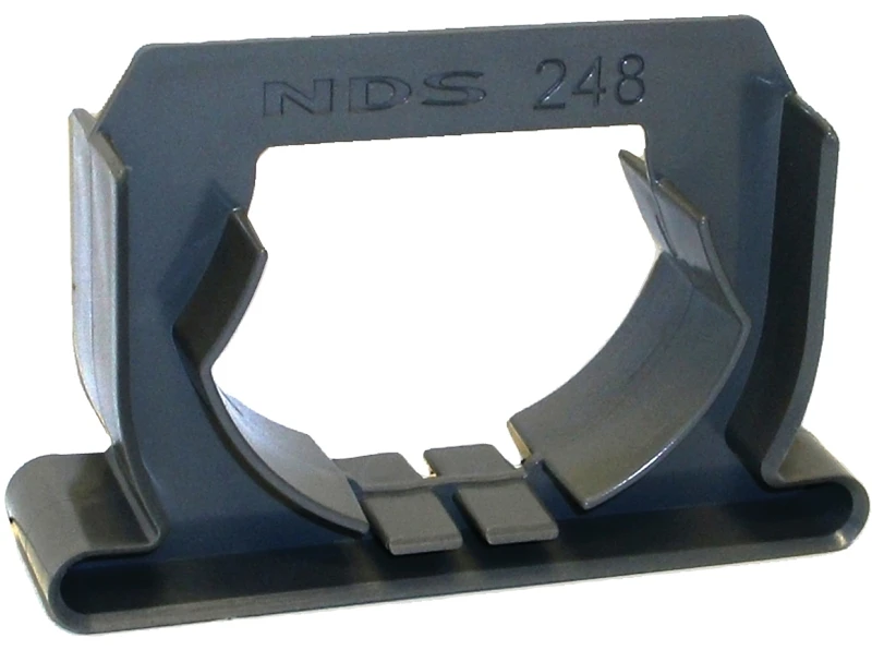 Spee-d Channel Coupling, 4 In. X 1.75 In., Pvc, Gray
