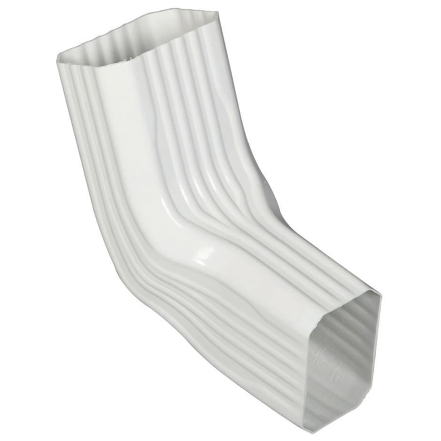 2 In. X 3 In. White Vinyl A/b Transition Elbow - Model 37066
