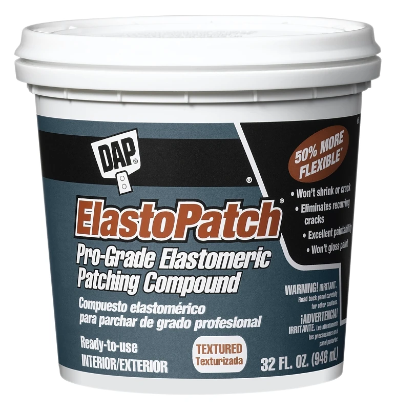 Elastopatch 1 Quart Off-white Flexible Patching Compound For Interior & Exterior Use