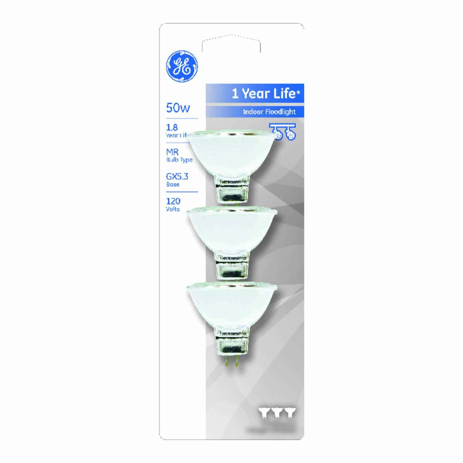 BULB 3PK 50W MR16 HALOGEN FLD