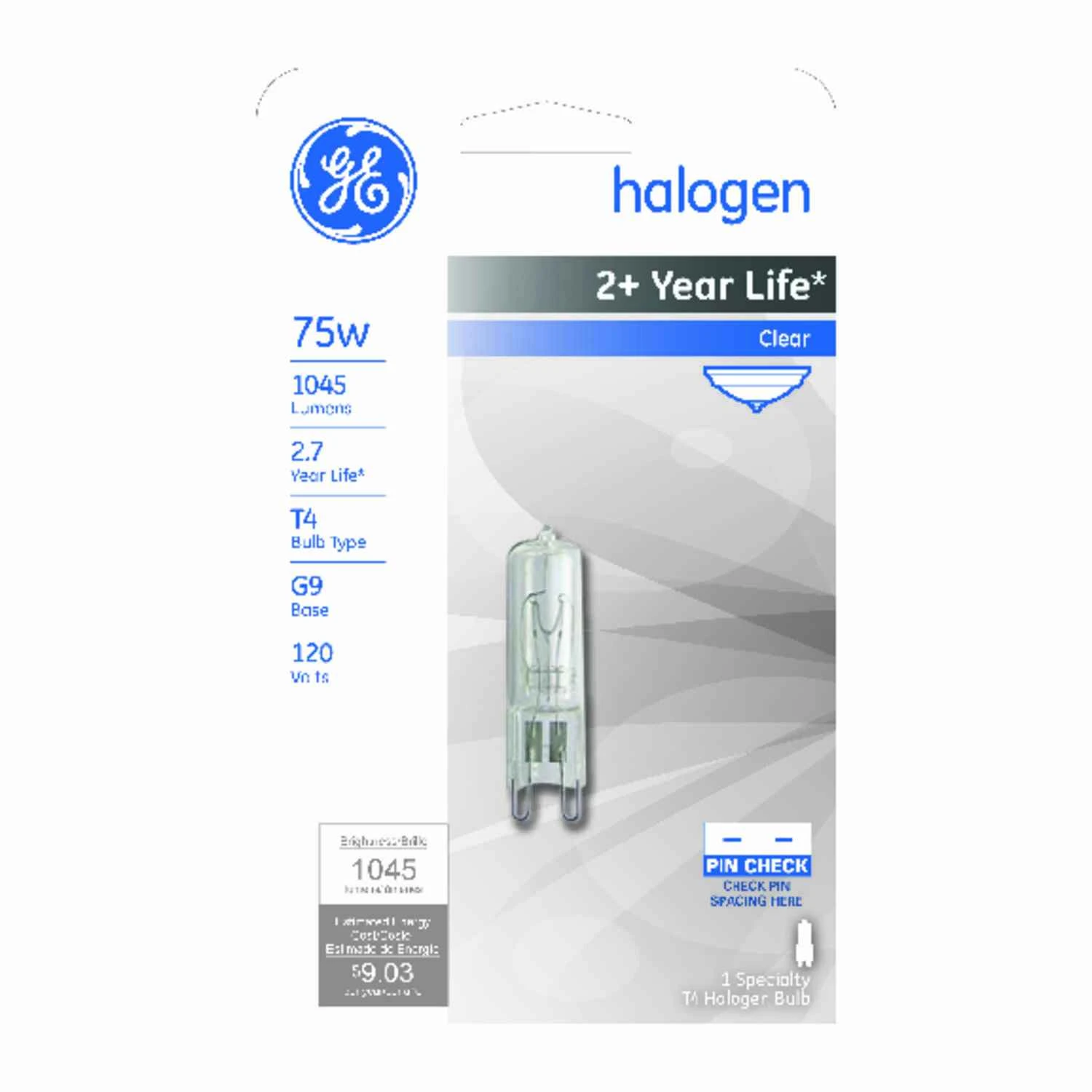Linear Quartz Halogen Bulb, 75 Watt