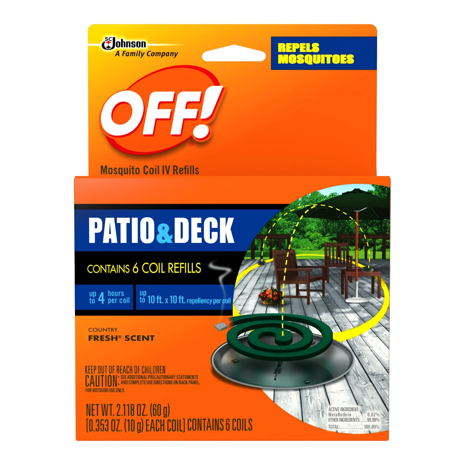 Mosquito Coil Refills, 6-Count