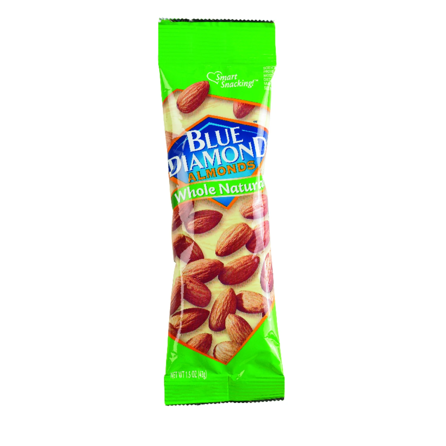 Whole Natural Almonds, 1.5 oz. Tube