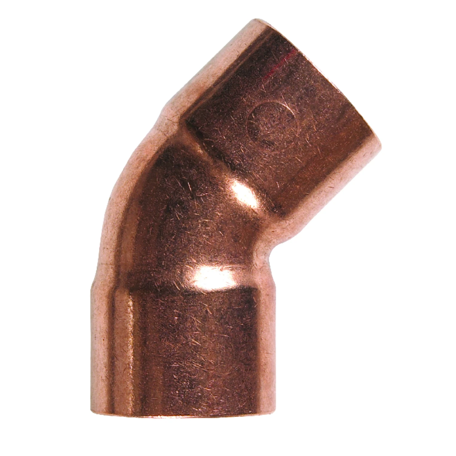 Copper Pipe Elbow, 45 Degrees, 3/4 In. CxC
