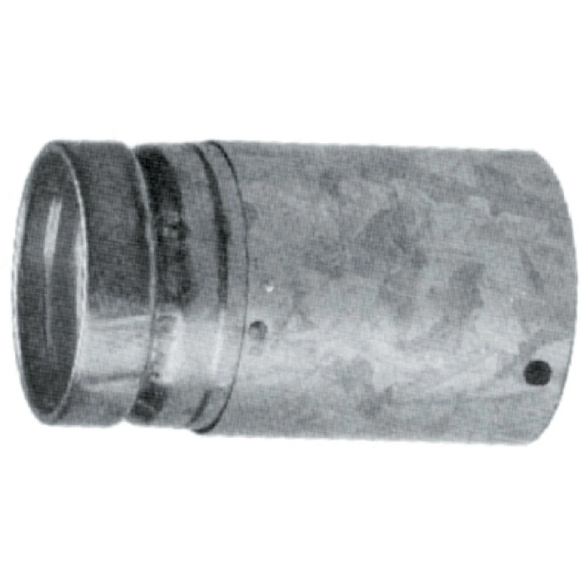 Gas Vent Chimney Pipe, Round, Type B, Adjustable, 3 x 12-In.