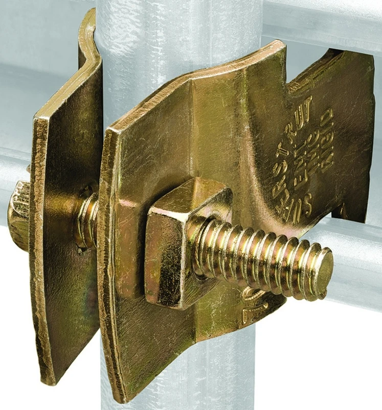 1 In. Gold Galvanized Electroplated Zinc Universal Pipe Clamp Z703-1-25