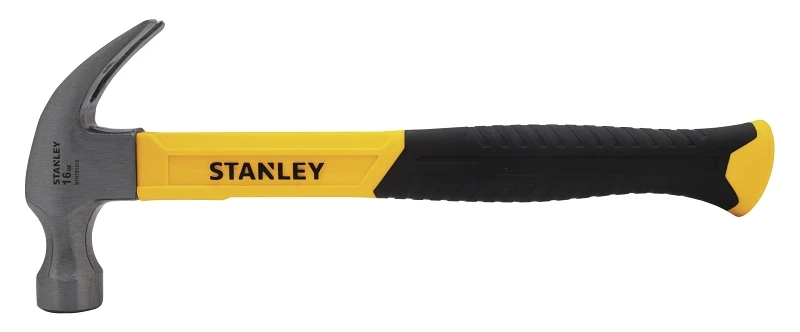 16 Oz. Curved Claw Hammer With Fiberglass Handle - Model Stht51512