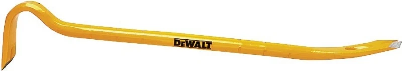 24 In. Wrecking Bar With Tri-lobe Design And Multiple Nail Pullers
