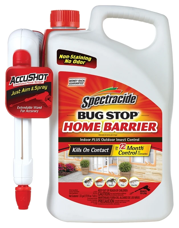 Bug Stop Home Barrier 1.33 Gal. Ready To Use Battery-powered Wand Sprayer