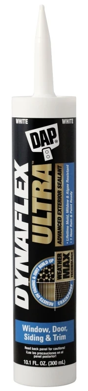 10.1 Oz. White Advanced Exterior Sealant For Windows, Doors & Siding