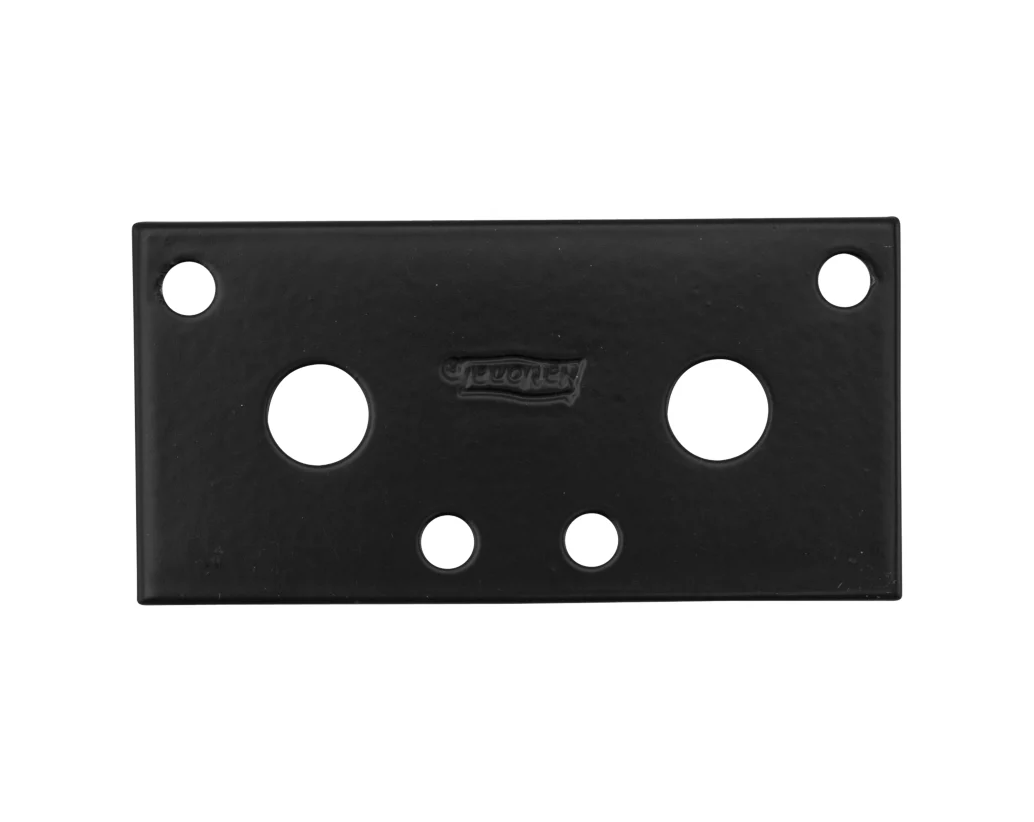 N351454 3 In. X 1.3 In. Black Heavy Duty Mending Plate