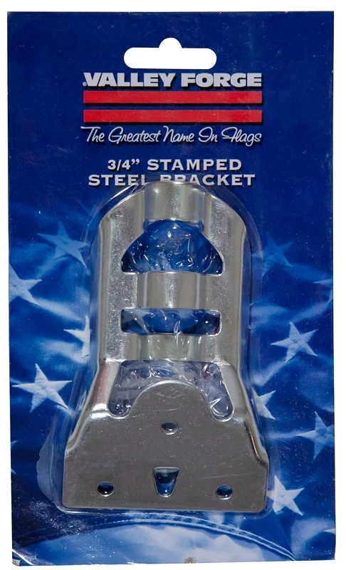 Sb2-1 1-position 3/4 In. Stamped Steel Flag Pole Bracket