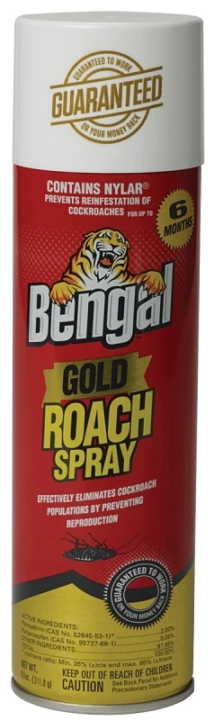 11 Oz. Aerosol Spray Roach Killer With Insect Growth Regulator