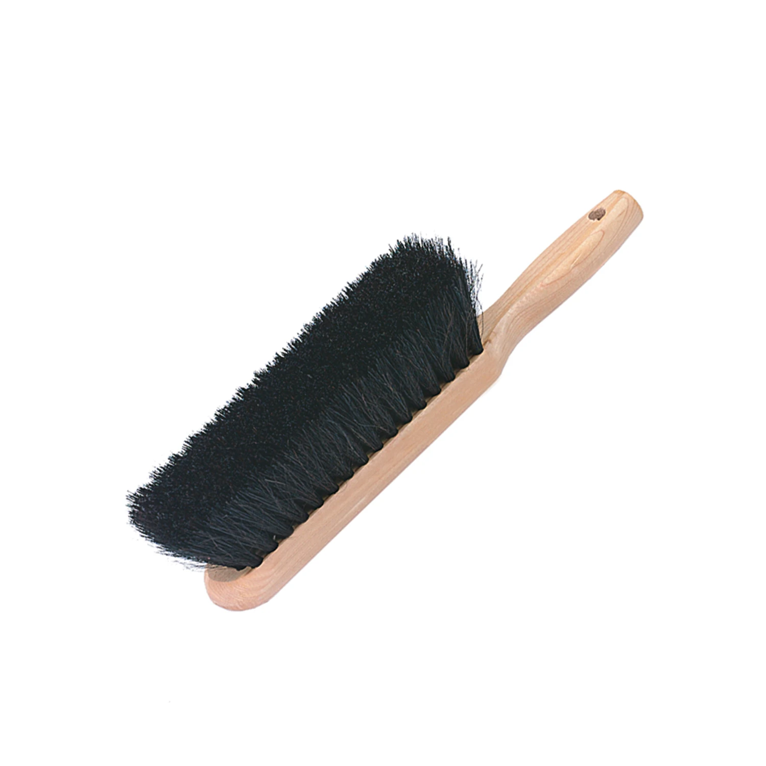8 In. Horsehair & Poly Mix Bristle Dust Brush With Hardwood Block