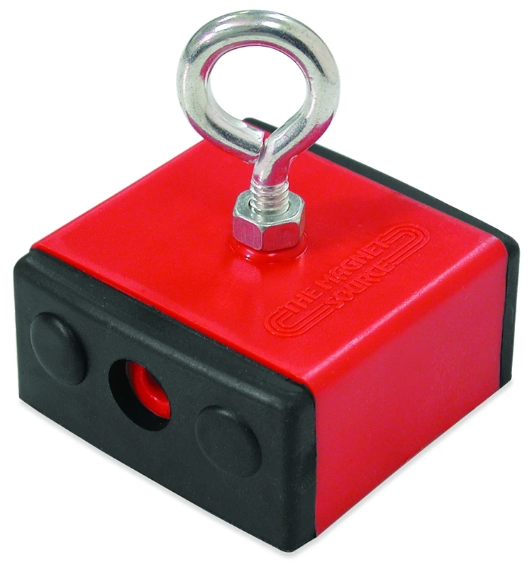 100 Lb. Ceramic Retrieving Magnet With Eyebolt And Shields