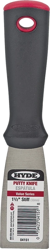 Value Series 1-1/2 In. Stiff Putty Knife With Ergonomic Handle
