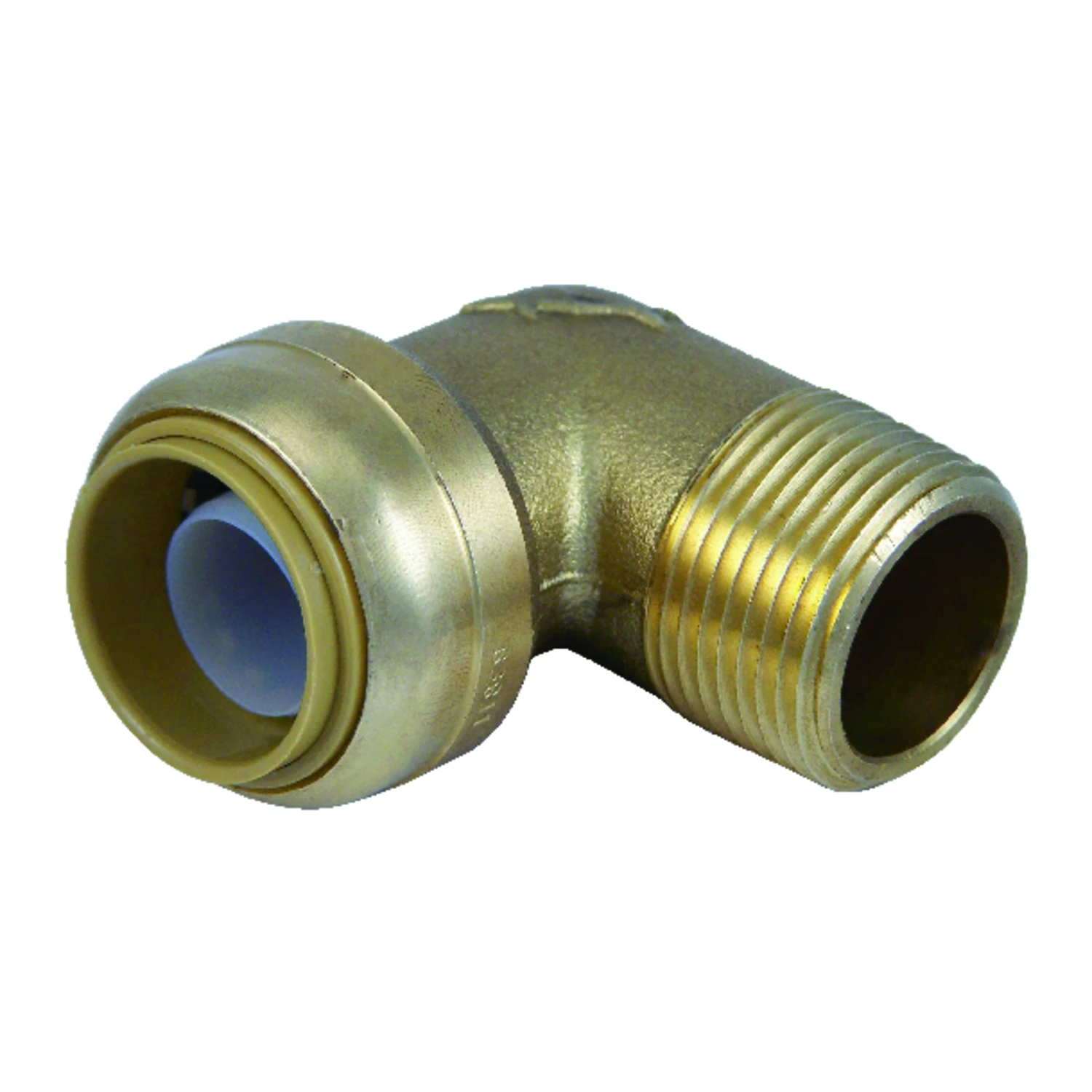 3/4 In. X 3/4 In. 90-degree Push-to-connect Mnpt Brass Elbow