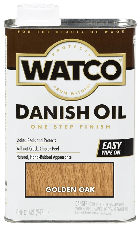 Danish Oil Finish 1 Quart Golden Oak Semi-transparent Interior Stain