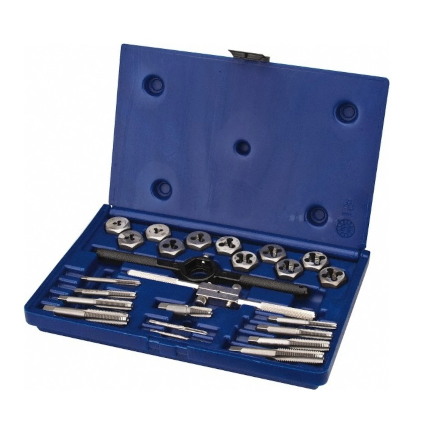 Hanson 24-piece Metric Tap And Die Set, Model 26313, Steel, Includes Wrench