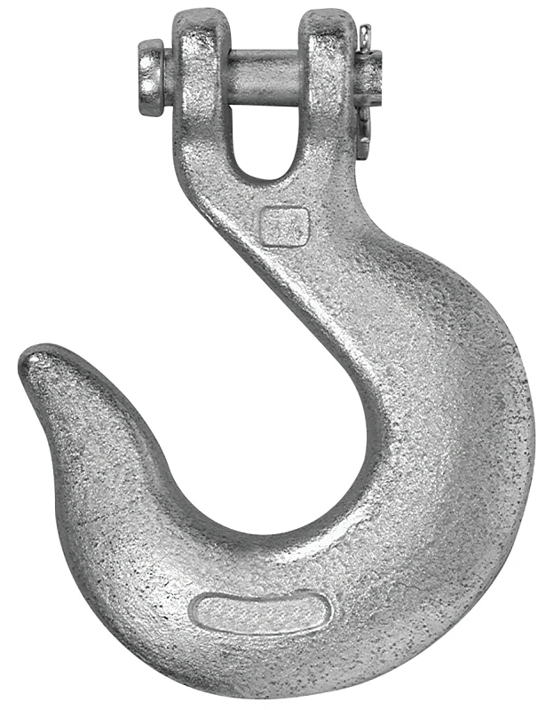 1/2 In. Grade 43 Zinc-plated Clevis Slip Hook, 9200 Lb Load Capacity
