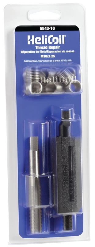M10 X 1.25 Stainless Steel Thread Repair Kit With Tap And Installation Tool