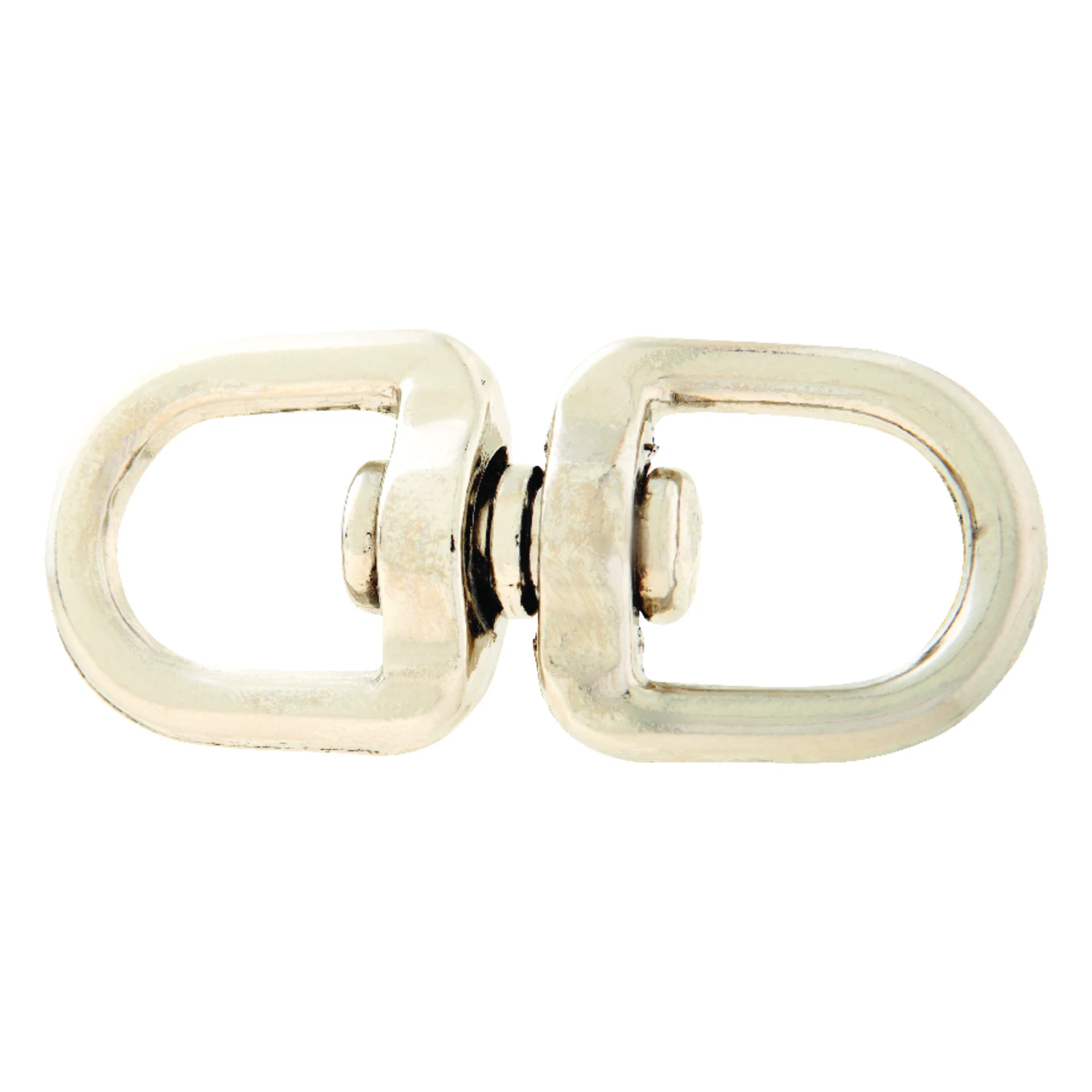 5/8 In. Double Round Eye Swivel, Nickel-plated Forged Steel, 90 Lb Load Capacity