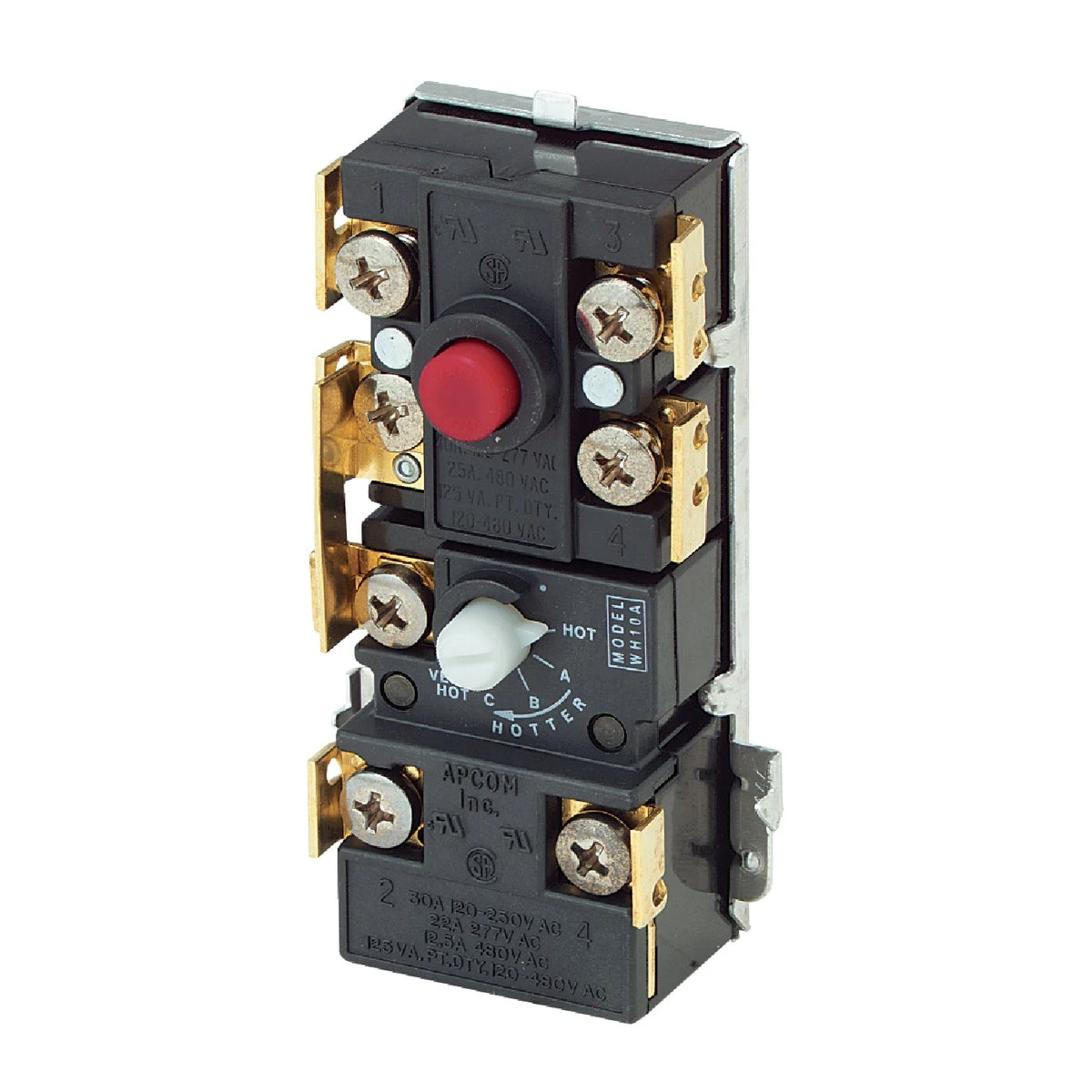 Upper Electric Water Heater Thermostat Wh10-a For 2-element Models 208-480v