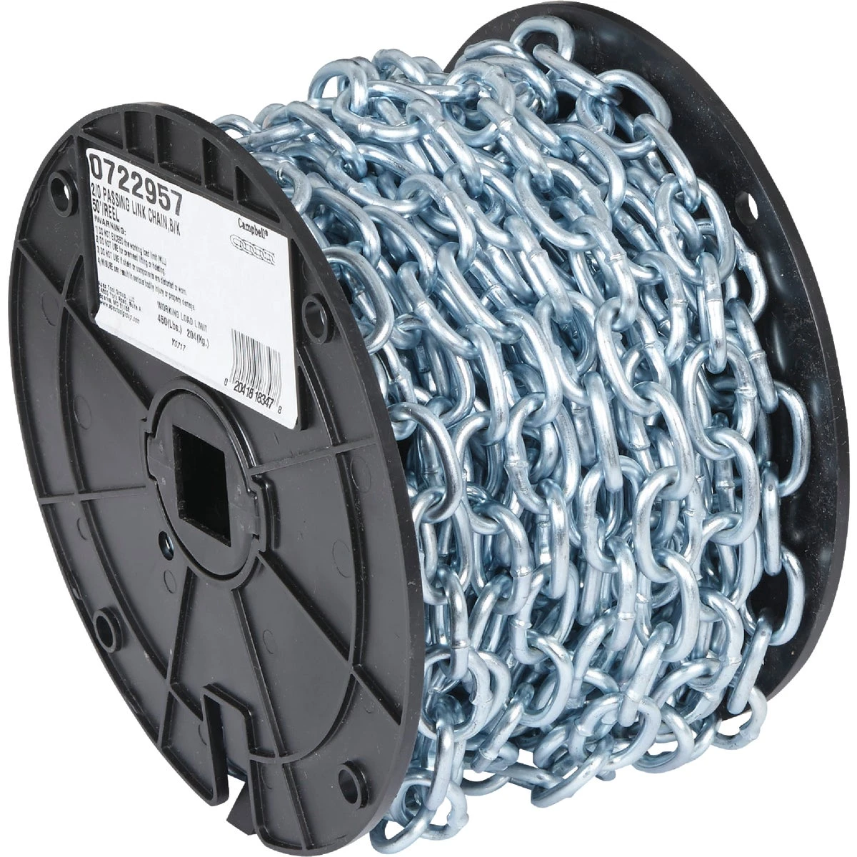 #2/0 50 Ft. Zinc-plated Low-carbon Steel Passing Link Chain