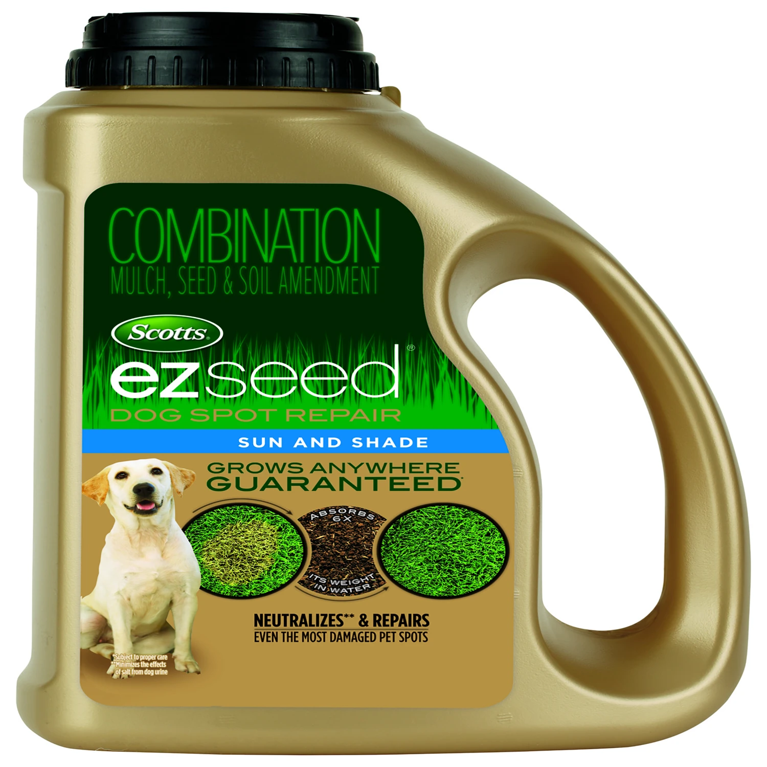 Ez Seed 2 Lb. Sun & Shade Dog Spot Repair Grass Seed And Soil Amendment