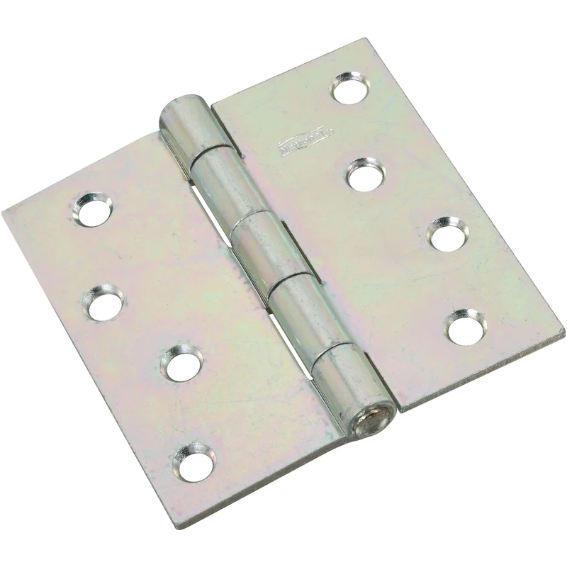 Tight Pin Hinge, Zinc, 4 x 4 In.