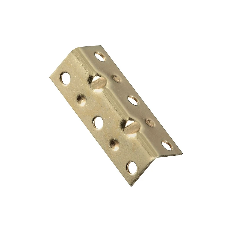 2.5 Inch by 0.75 Inch Brass Corner Brace for Reinforcement