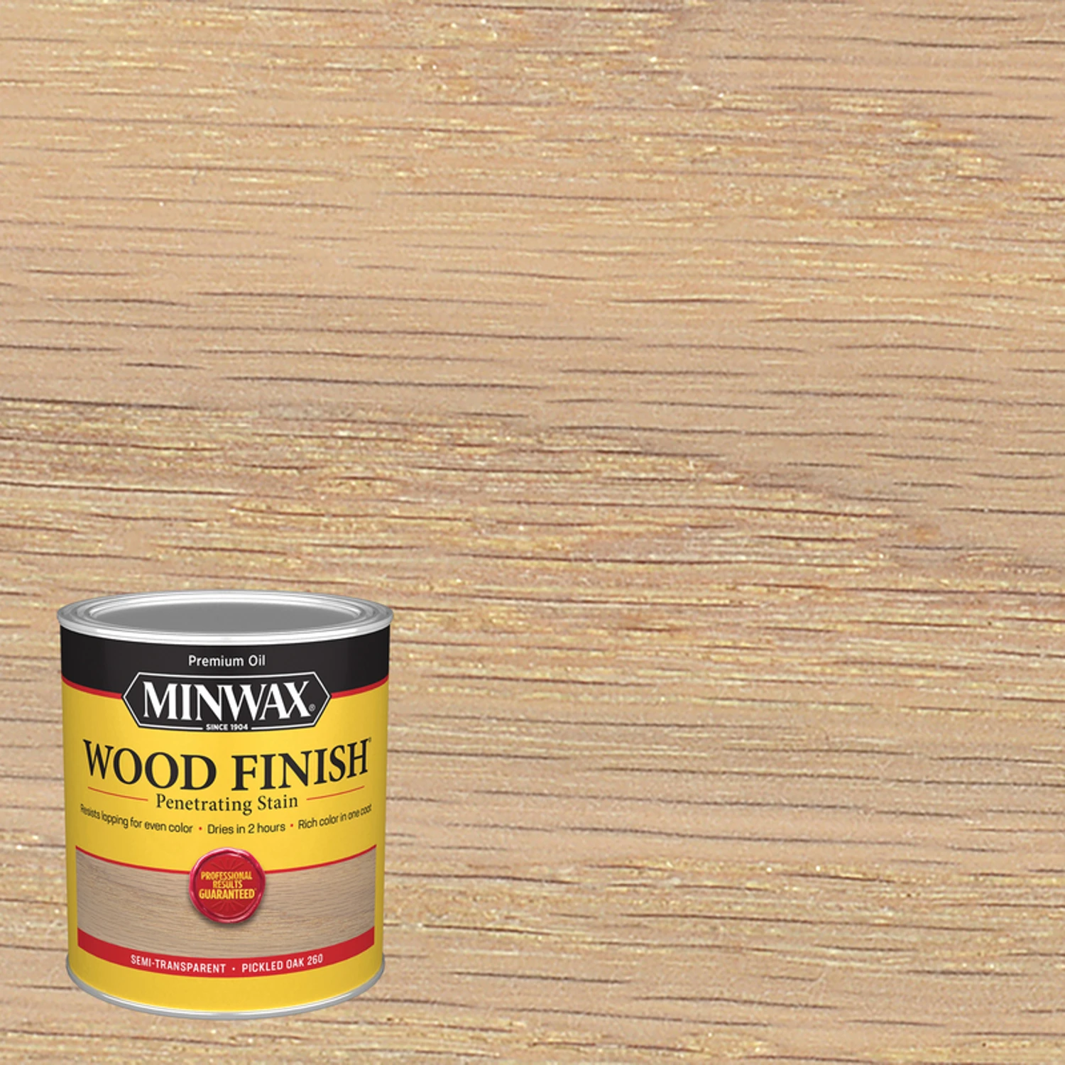 Wood Finish Semi-transparent Pickled Oak Oil-based Wood Stain 1 Quart