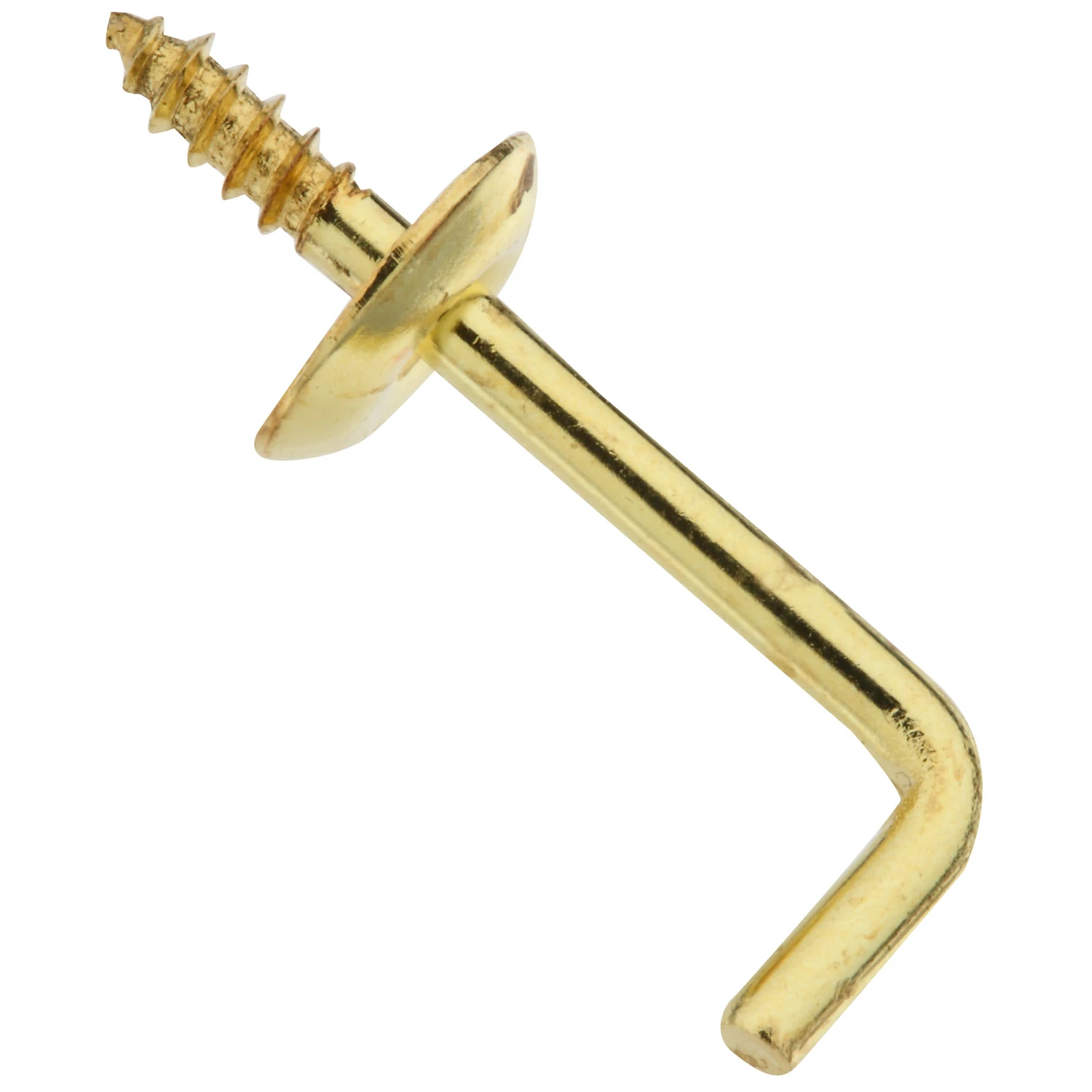 Shoulder Hook, Brass, 3/4 In., 4-Pk.