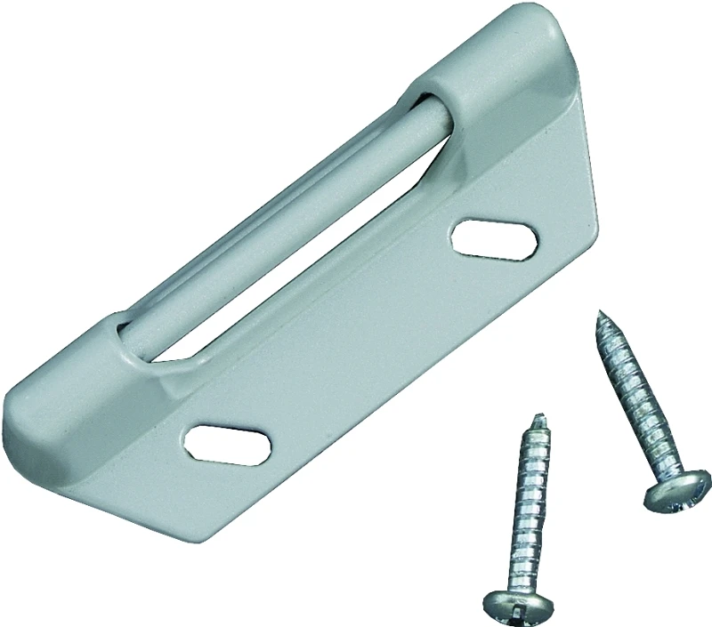 V777st Aluminum Storm And Screen Door Strike Plate With Installation Screws