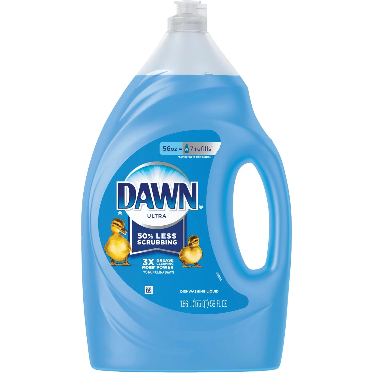 Ultra 56 Oz. 3x Concentrated Original Scent Dish Soap - Powerful Grease Cleaning