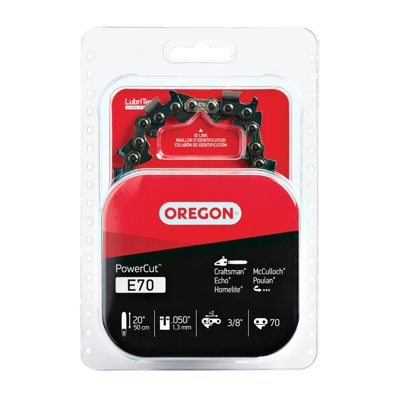 E70 Powercut Chainsaw Chain For 20in. Bar - 70 Drive Links - Fits Multiple Brands