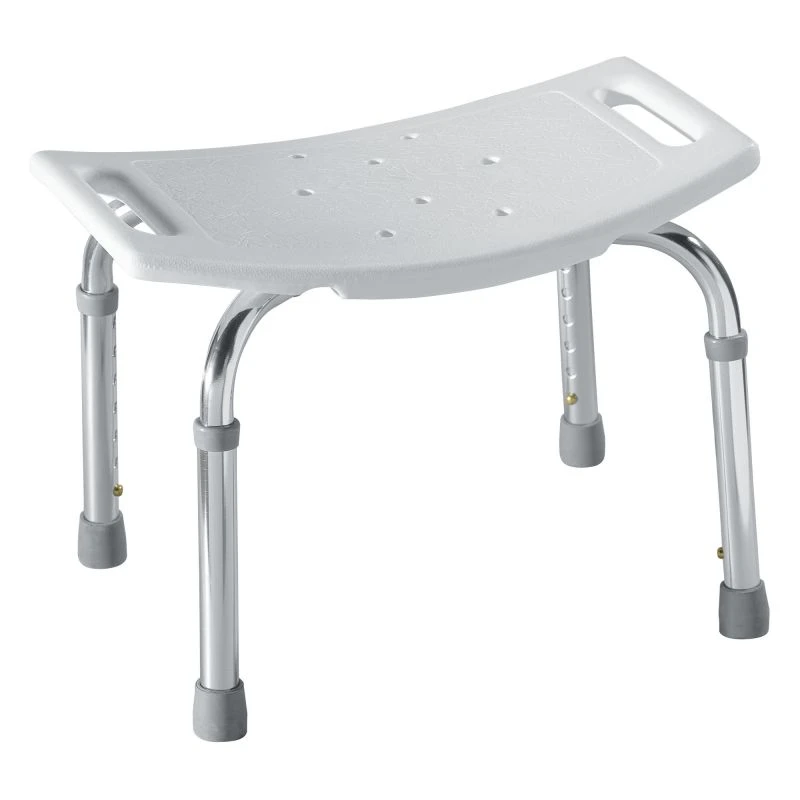 Dn7025 Adjustable Shower & Tub Seat, 300 Lb Capacity, White/chrome