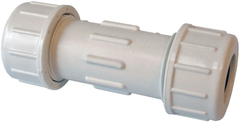 B & K 1-1/2 In. X 7 In. Double Seal Compression Pvc Coupling