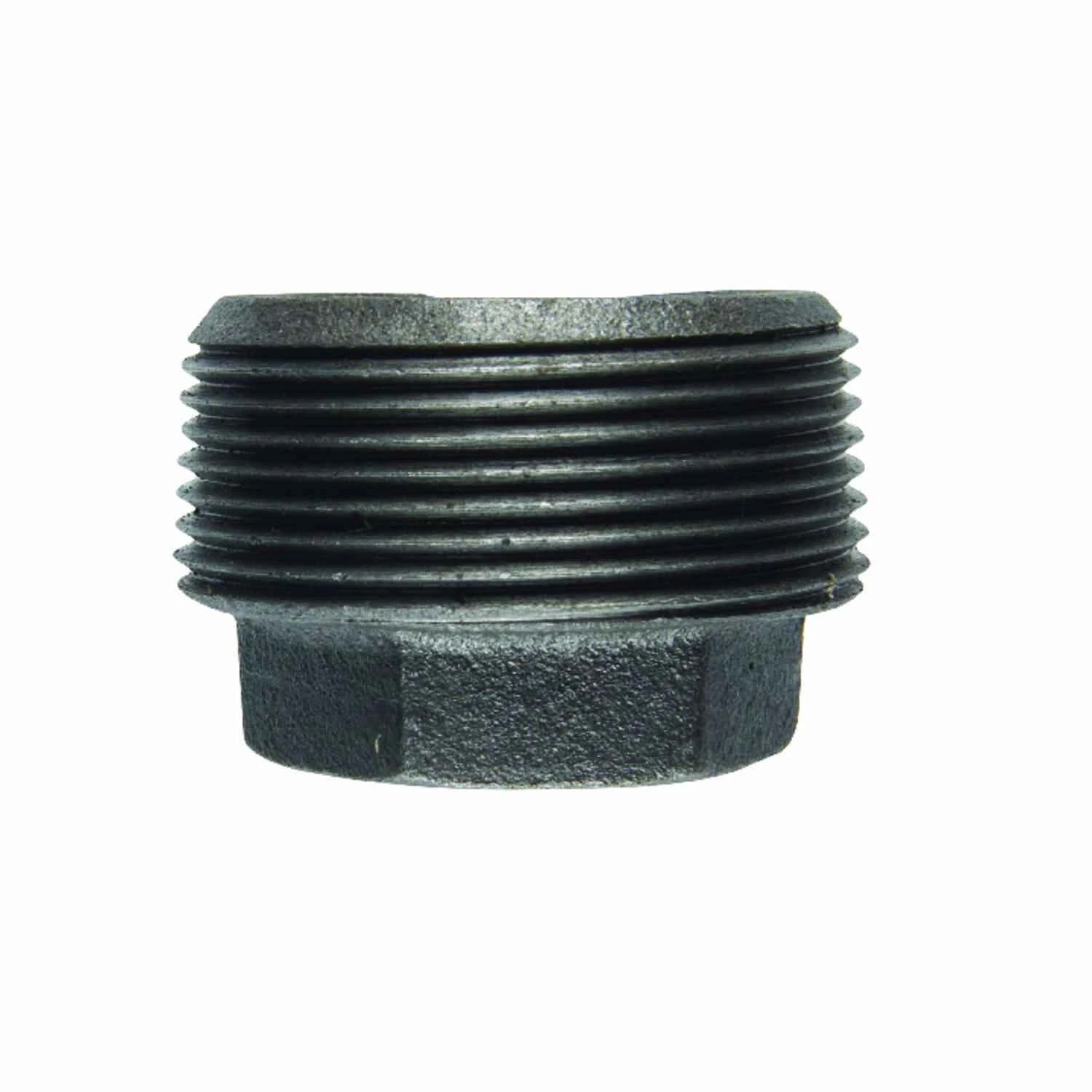 BK Products 1 in. MPT x 1/2 in. Dia. FPT Black Malleable Iron Hex Bushing
