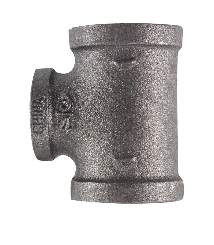 BK Products 1 in. FPT x 1 in. Dia. FPT Black Malleable Iron Reducing Tee