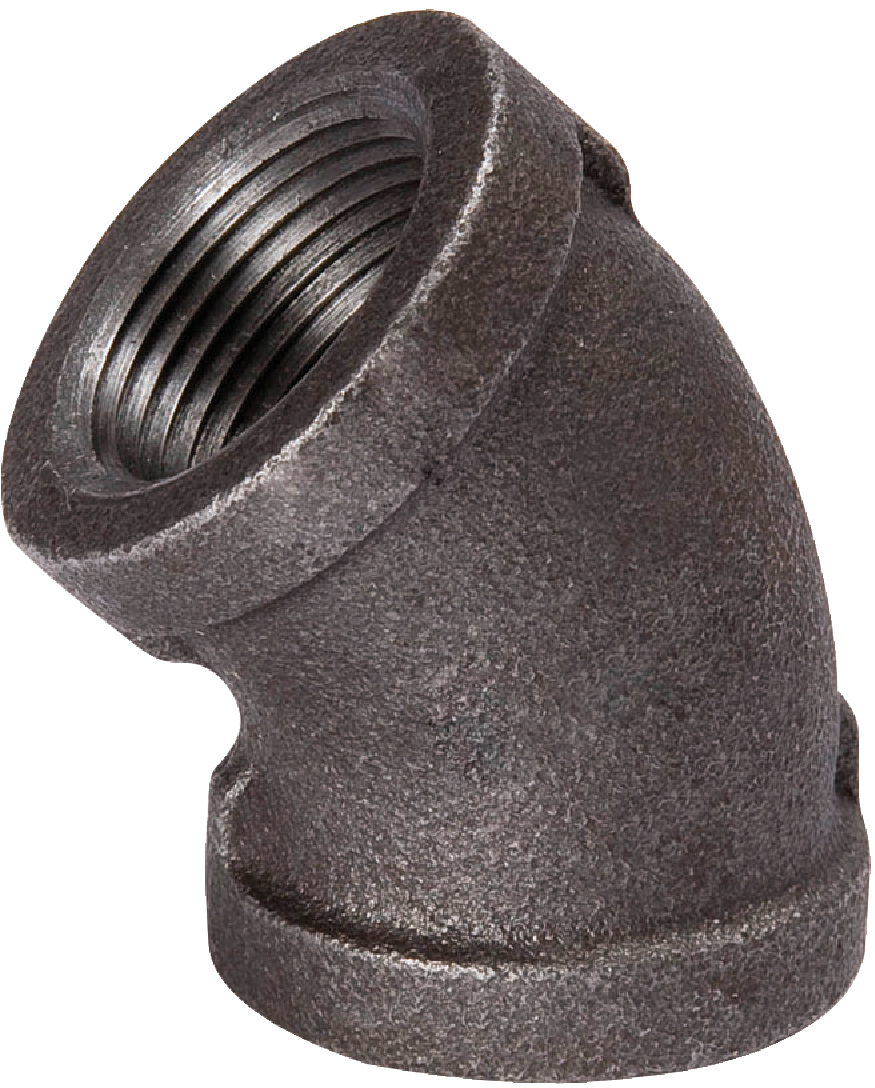 BK Products 1/2 in. FPT x 1/2 in. Dia. FPT Black Malleable Iron Elbow