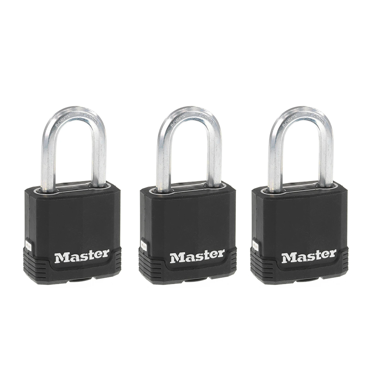 Magnum 1-3/4 In. Keyed-Alike Padlocks, All-Weather Cover, 3-Pack