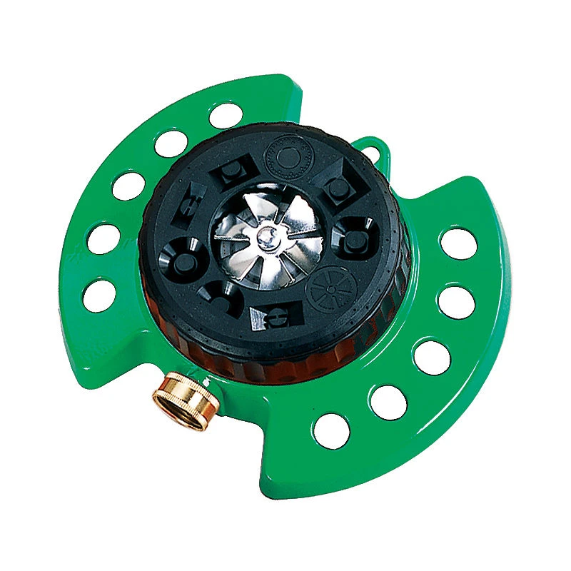 Green Colorstorm Turret Sprinkler With 9 Pre-set Watering Patterns - Model 10-15024
