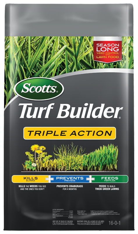 Triple Action 11.31 Lb. Lawn Fertilizer & Weed Killer For 4000 Sq. Ft.