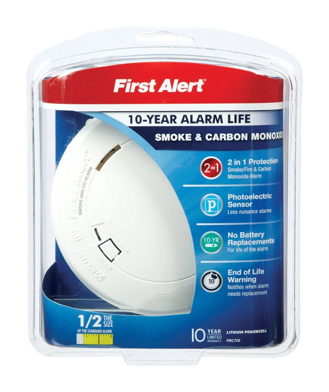 Prc710 Battery-powered Photoelectric Smoke And Carbon Monoxide Detector