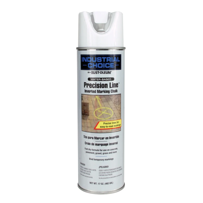 205237 Inverted Marking Spray Paint, Apwa White, 17 Oz Can