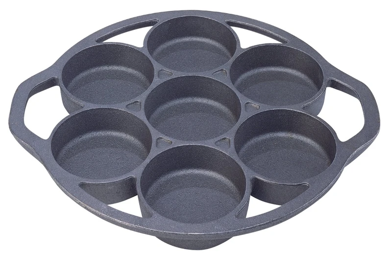 L7b3 Pre-seasoned Cast Iron Drop Biscuit Pan, 12-3/4" X 11-3/16"