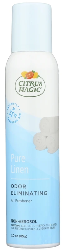 Odor Eliminating Air Freshener Spray, Pure Linen Scent, 3 Ounce Bottle